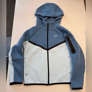 Nike Blue and Black Kids Hoodie